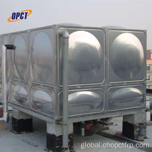 Stainless Water Tank prefabricated rectangular stainless steel tank,panel water tank Manufactory